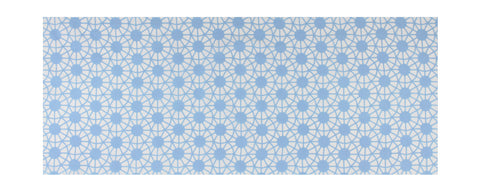 "Wheel Chrysanthemum"　Sky Blue【Hand-dyed Tenugui】